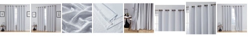 Totally Home Decor Portofino Geometric 100% Blackout Grommet Curtains, Set of 2